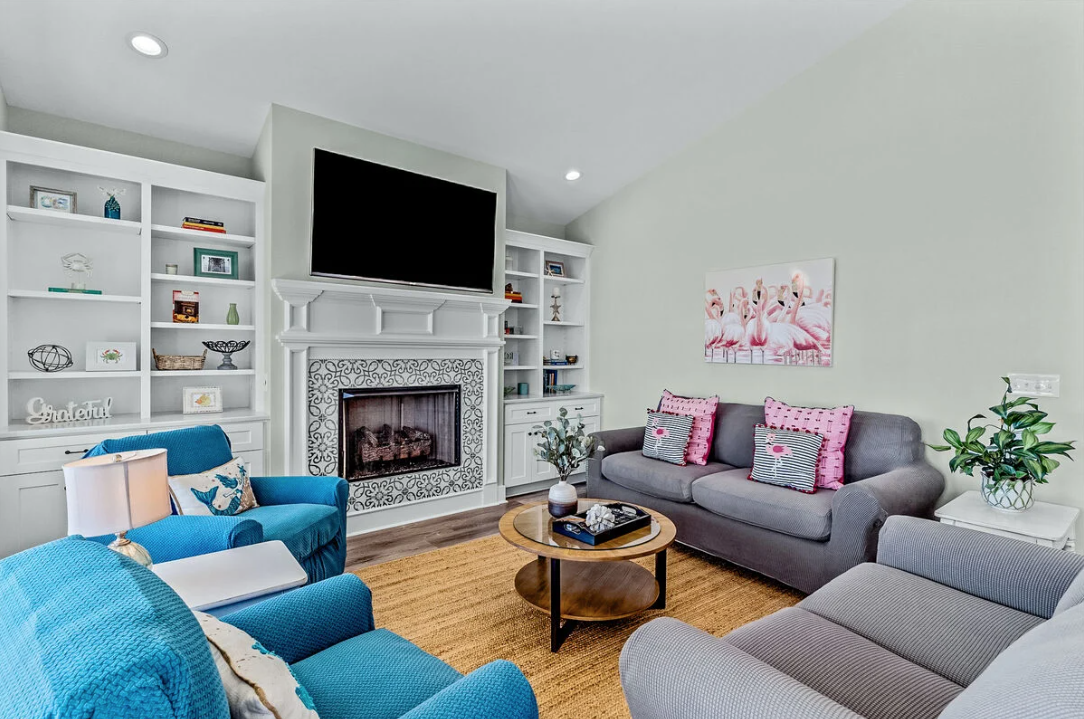 Living room seating area